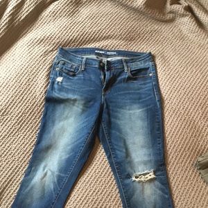 Old navy rockstar distressed jeans